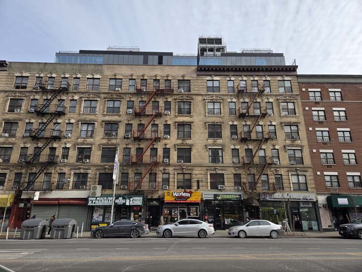 North Side of 125th Street Between Amsterdam Avenue and Morningside Avenue, Harlem, Manhattan, January 23, 2026