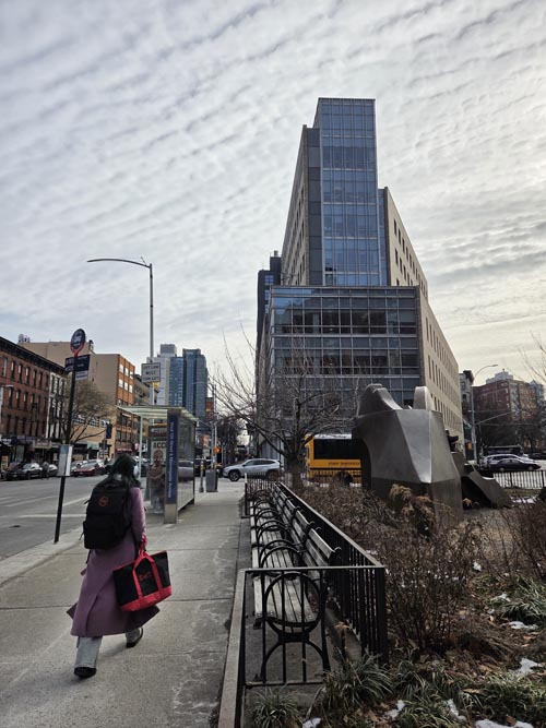 Roosevelt Triangle, 125th Street at Morningside Avenue, Harlem, Manhattan, January 23, 2026