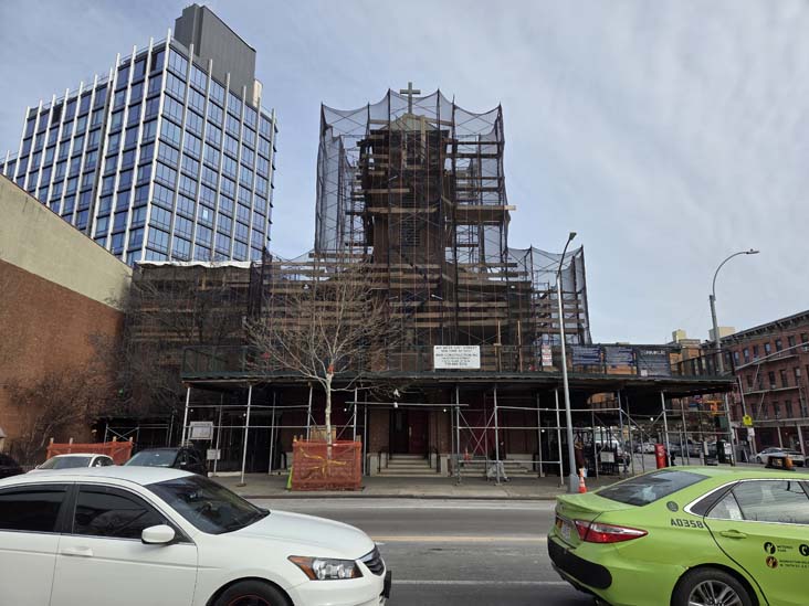 Catholic Church of St. Joseph of the Holy Family, 401 West 125th Street, Harlem, Manhattan, January 23, 2026