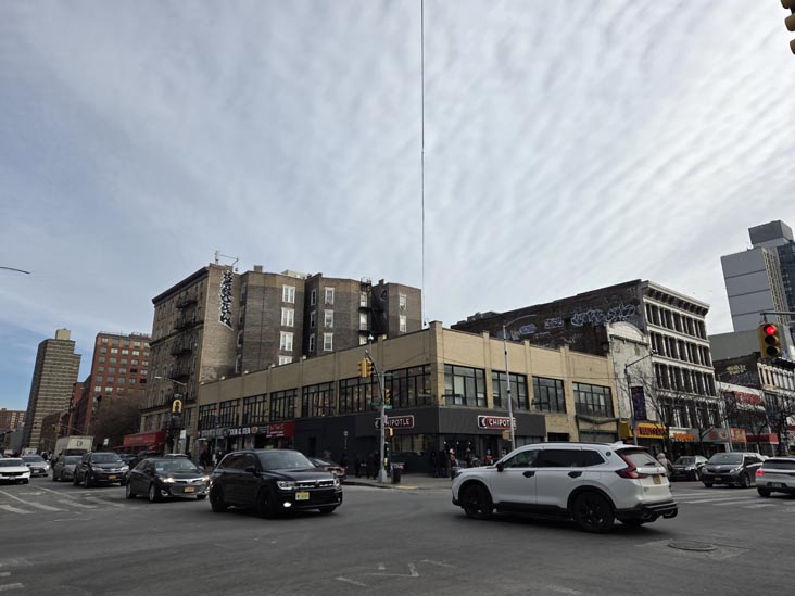 125th Street and St. Nicholas Avenue, NE Corner, Harlem, Manhattan, January 23, 2026