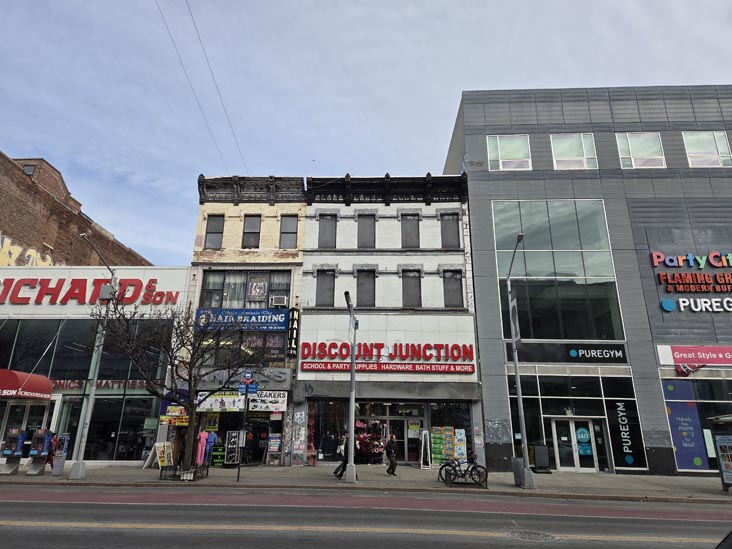 North Side of 125th Street Between St. Nicholas Avenue and Frederick Douglass Boulevard, Harlem, Manhattan, January 23, 2026