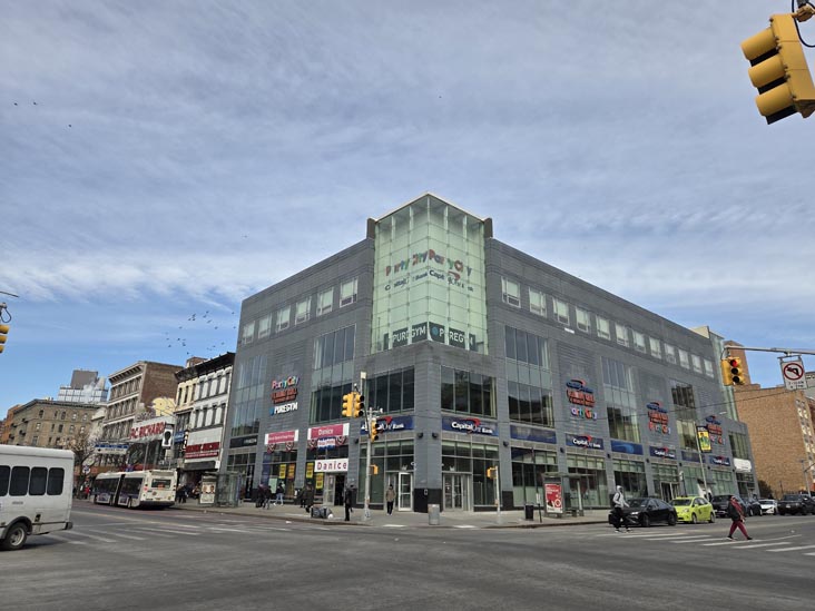 125th Street and Frederick Douglass Boulevard, NW Corner, Harlem, Manhattan, January 23, 2026
