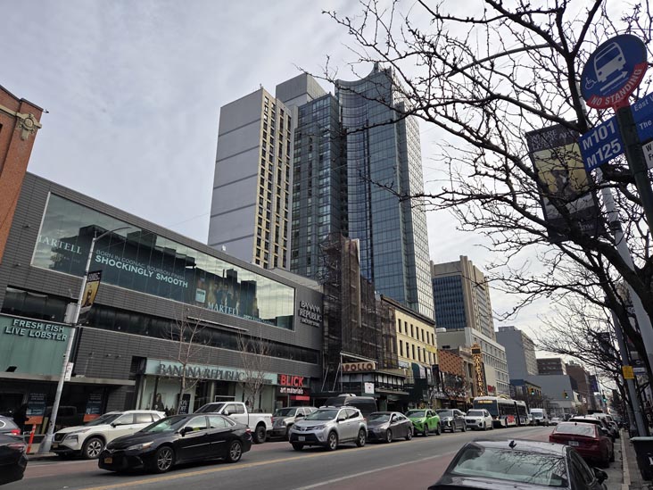 North Side of 125th Street Between Frederick Douglass Boulevard and Adam Clayton Powell, Jr. Boulevard, Harlem, Manhattan, January 23, 2026