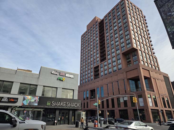 North Side of 125th Street at Fifth Avenue, Harlem, Manhattan, January 23, 2026