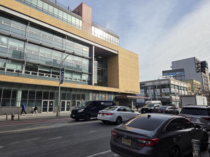 North Side of 125th Street at Madison Avenue, East Harlem, Manhattan, January 23, 2026