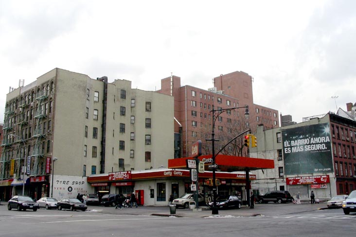 106th Street and First Avenue, SW Corner, East Harlem, Manhattan