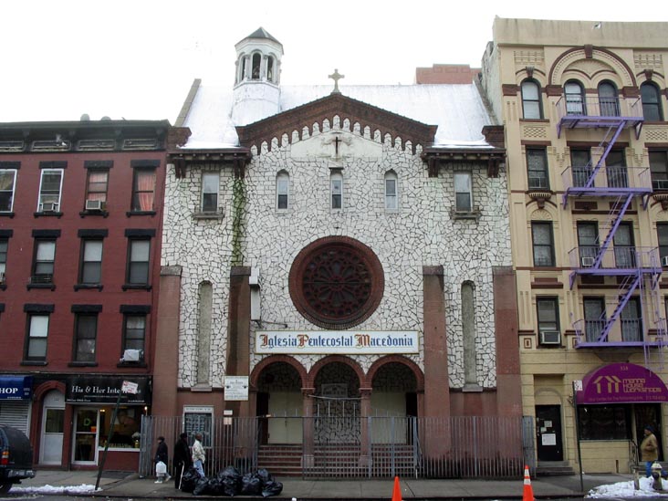 Iglesia Pentecostal Macedonia, 340 East 106th Street, East Harlem, Manhattan