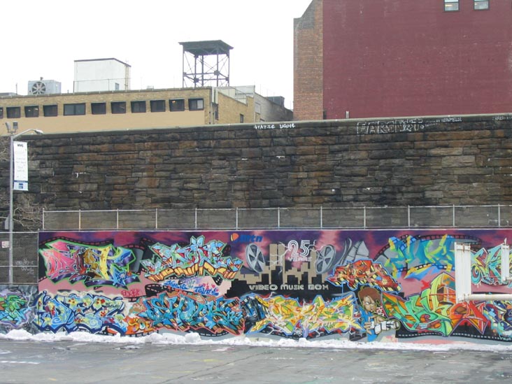 Graffiti Hall of Fame, 106th Street and Park Avenue, East Harlem, Manhattan