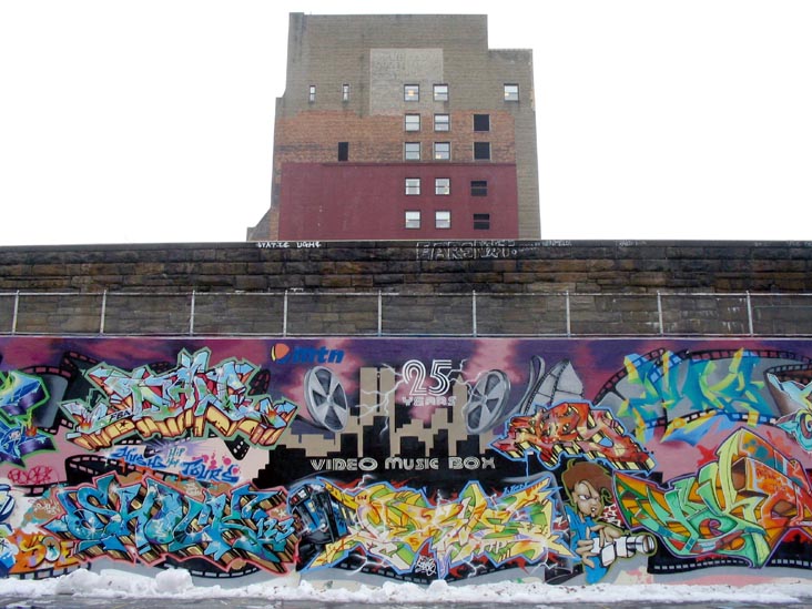 Graffiti Hall of Fame, 106th Street and Park Avenue, East Harlem, Manhattan