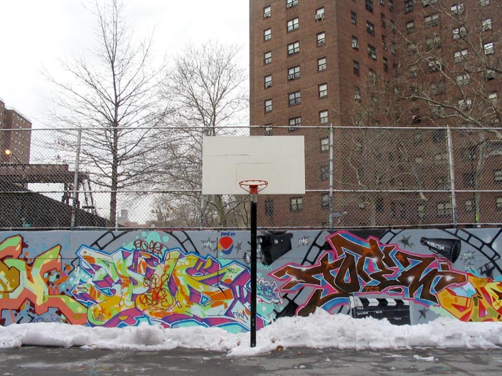 Graffiti Hall of Fame, 106th Street and Park Avenue, East Harlem, Manhattan