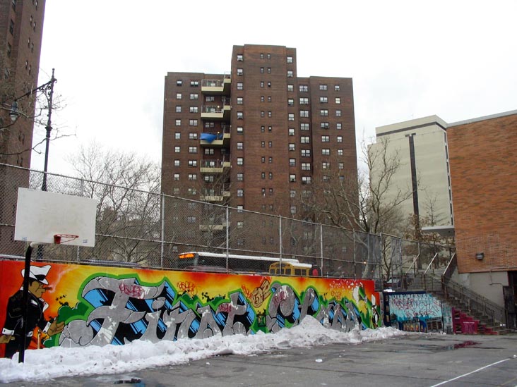 Graffiti Hall of Fame, 106th Street and Park Avenue, East Harlem, Manhattan