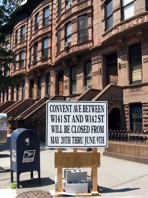 Convent Avenue, Hamilton Heights, Manhattan, June 3, 2008
