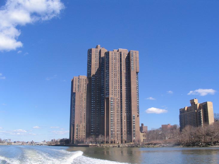 Harlem River Park Towers From The Harlem River