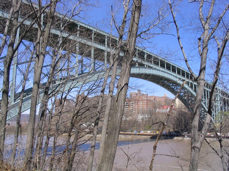 Henry Hudson Bridge from Inwood Hill Park, Upper Manhattan