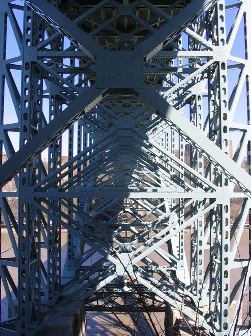 Underneath the Henry Hudson Bridge from Inwood Hill Park, Inwood, Manhattan