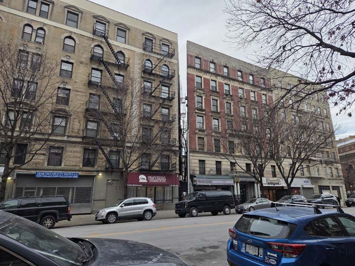 St. Nicholas Avenue at West 113th Street, Harlem, Manhattan, January 23, 2026