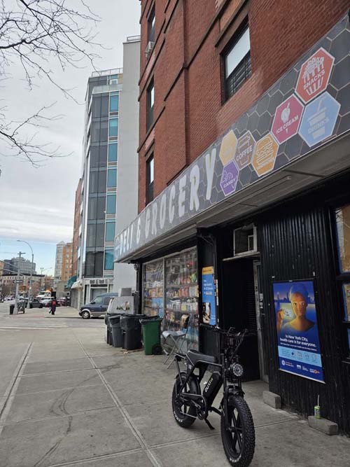 St. Nicholas Avenue at West 121st Street, Harlem, Manhattan, January 23, 2026