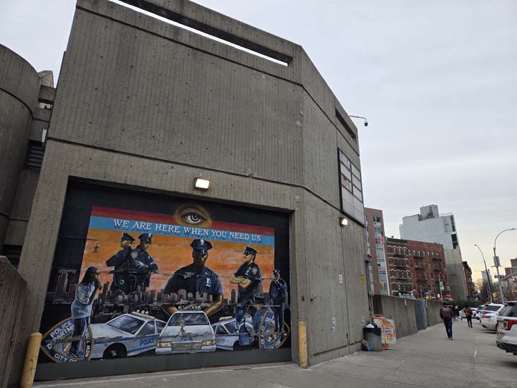 NYPD 28th Precinct, St. Nicholas Avenue Near West 123rd Street, Harlem, Manhattan, January 23, 2026