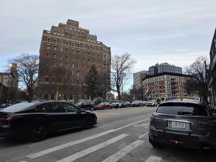 St. Nicholas Avenue at West 123rd Street, Harlem, Manhattan, January 23, 2026