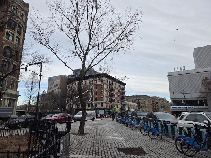 Hancock Park, St. Nicholas Avenue at West 124th Street, Harlem, Manhattan, January 23, 2026