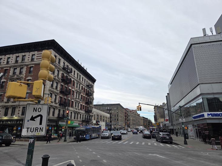 St. Nicholas Avenue at West 124th Street, Harlem, Manhattan, January 23, 2026