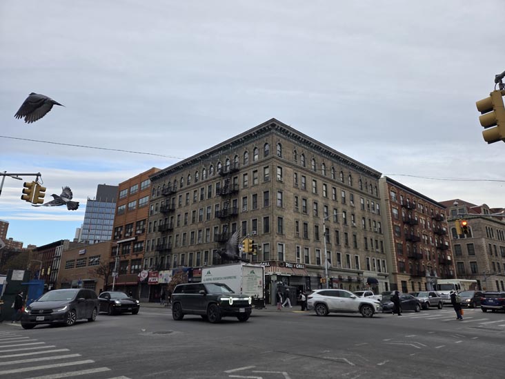 St. Nicholas Avenue at West 125th Street, Harlem, Manhattan, January 23, 2026