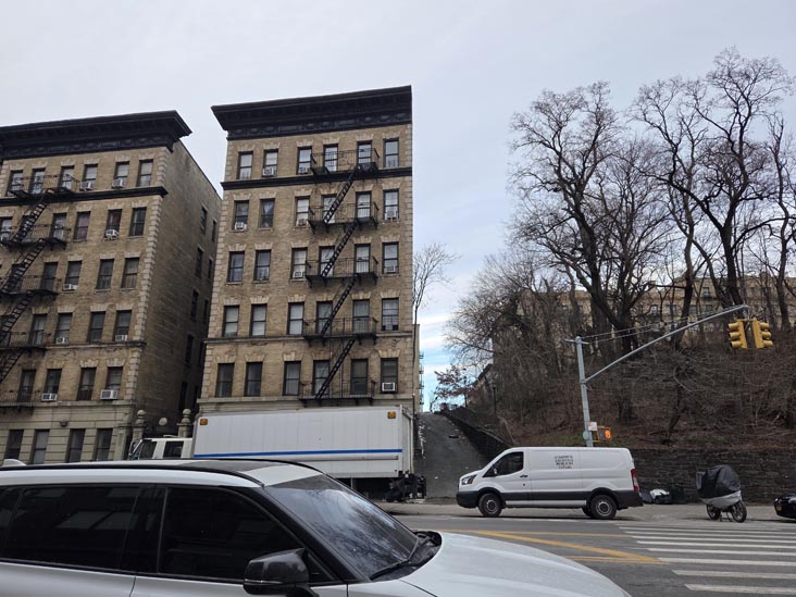 St. Nicholas Avenue at West 128th Street, Harlem, Manhattan, January 23, 2026