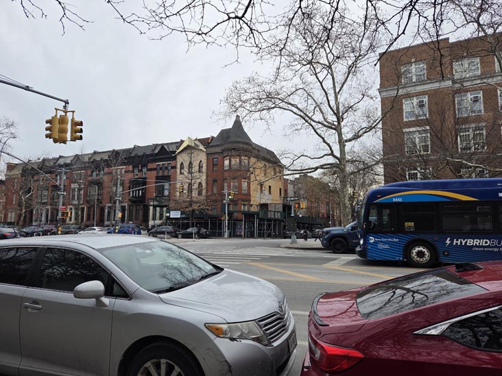 St. Nicholas Avenue and Edgecombe Place at West 136th Street, Harlem, Manhattan, January 23, 2026