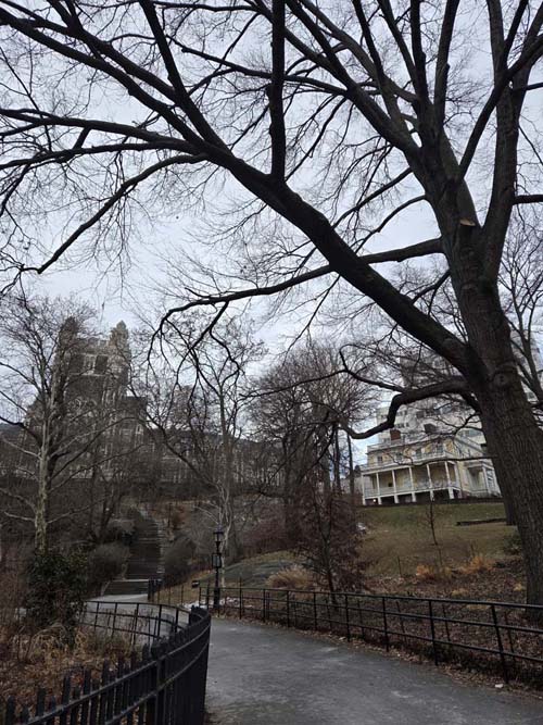 St. Nicholas Park, St. Nicholas Avenue Near West 141st Street, Harlem, Manhattan, January 23, 2026