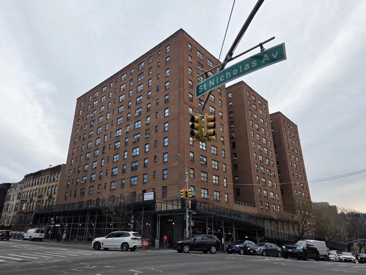 St. Nicholas Avenue at West 145th Street, Harlem, Manhattan, January 23, 2026