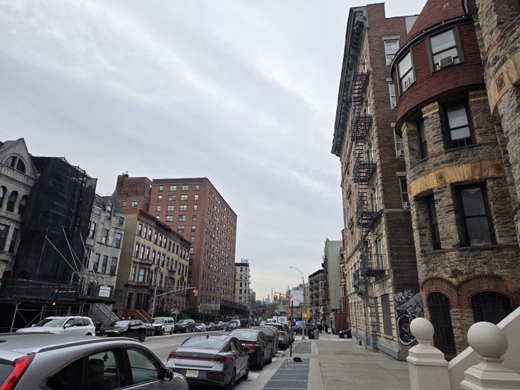 Looking South Down St. Nicholas Avenue From West 147th Street, Harlem, Manhattan, January 23, 2026