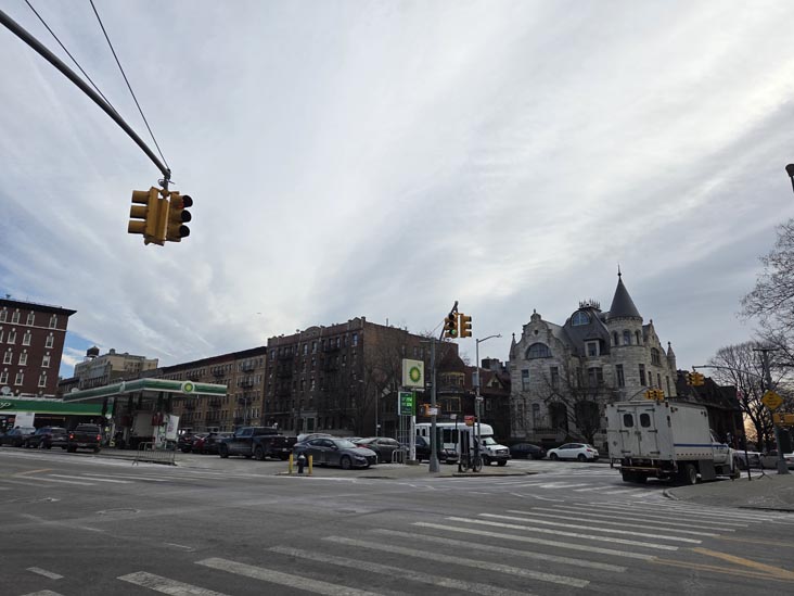 St. Nicholas Avenue at West 150th Street, Harlem, Manhattan, January 23, 2026