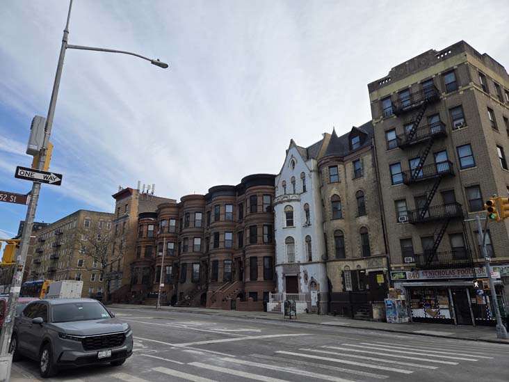 St. Nicholas Avenue at West 152nd Street, Harlem, Manhattan, January 23, 2026