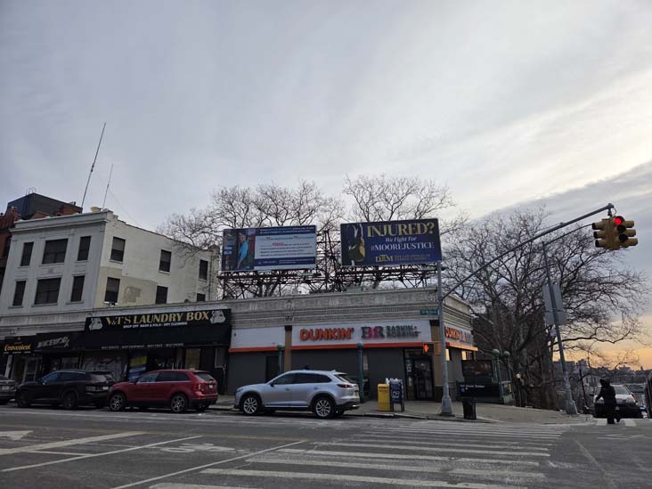 St. Nicholas Avenue at West 155th Street, Washington Heights, Manhattan, January 23, 2026