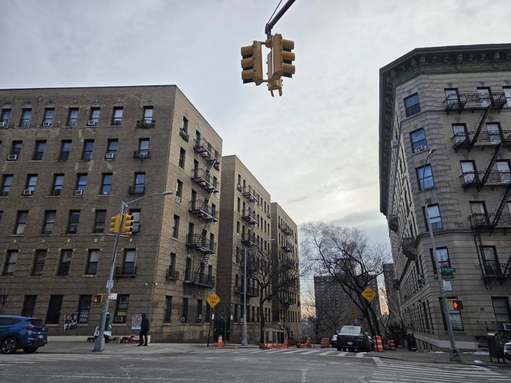 St. Nicholas Avenue at West 157th Street, Washington Heights, Manhattan, January 23, 2026