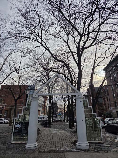 McKenna Square, St. Nicholas Avenue at West 165th Street, Washington Heights, Manhattan, January 23, 2026