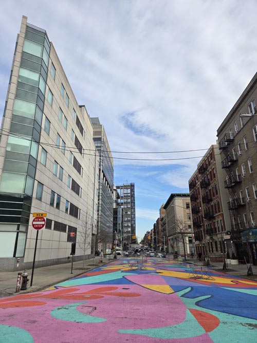 Looking North Up Audobon Avenue From West 165th Street and St. Nicholas Avenue, Washington Heights, Manhattan, January 23, 2026