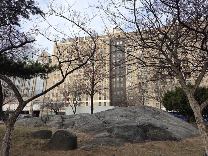 Mitchel Square, St. Nicholas Avenue at West 166th Street, Washington Heights, Manhattan, January 23, 2026