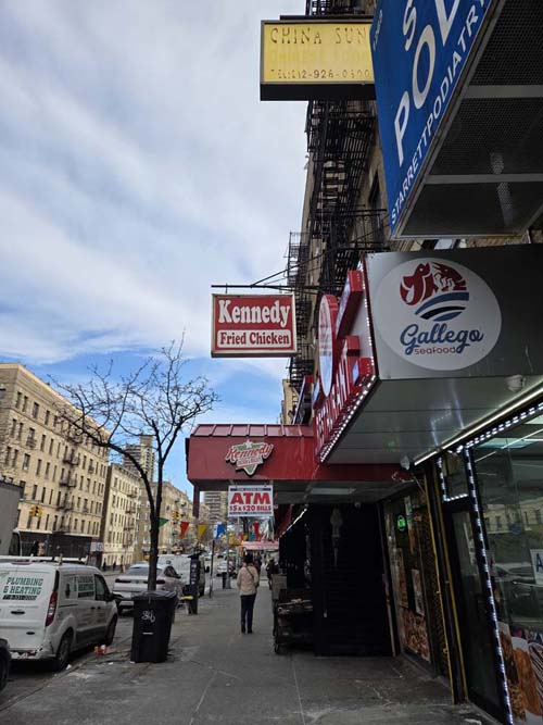 St. Nicholas Avenue Between West 173rd Street and West 174th Street, Washington Heights, Manhattan, January 23, 2026