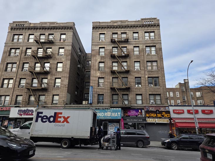 St. Nicholas Avenue Between West 176th Street and West 177th Street, Washington Heights, Manhattan, January 23, 2026