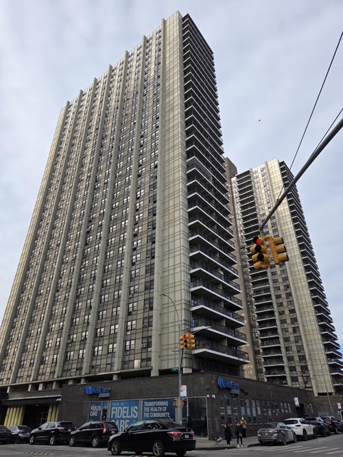 St. Nicholas Avenue at West 179th Street, Washington Heights, Manhattan, January 23, 2026