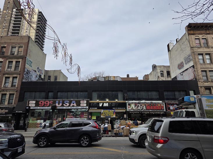 St. Nicholas Avenue Between West 179th Street and West 180th Street, Washington Heights, Manhattan, January 23, 2026