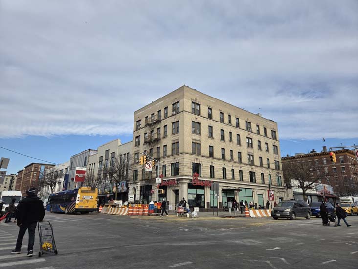 St. Nicholas Avenue at West 181st Street, Washington Heights, Manhattan, January 23, 2026