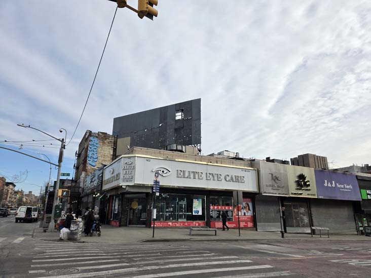 St. Nicholas Avenue at West 181st Street, Washington Heights, Manhattan, January 23, 2026