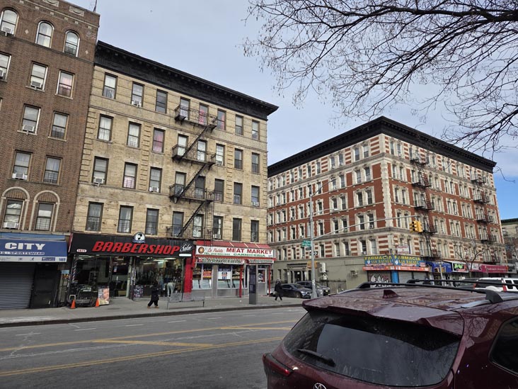 St. Nicholas Avenue at West 184th Street, Washington Heights, Manhattan, January 23, 2026