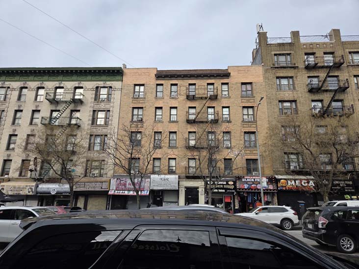 St. Nicholas Avenue Between West 185th Street and West 186th Street, Washington Heights, Manhattan, January 23, 2026