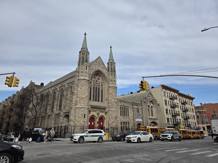 St. Nicholas Avenue at West 186th Street, Washington Heights, Manhattan, January 23, 2026