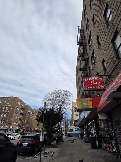 St. Nicholas Avenue Near West 188th Street, Washington Heights, Manhattan, January 23, 2026