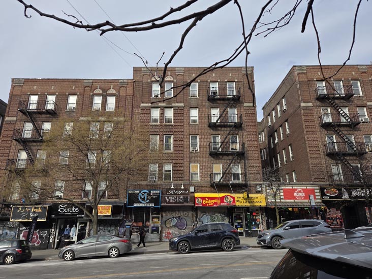 St. Nicholas Avenue Between West 188th Street and West 189th Street, Washington Heights, Manhattan, January 23, 2026