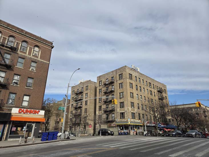 St. Nicholas Avenue at West 190th Street, Washington Heights, Manhattan, January 23, 2026